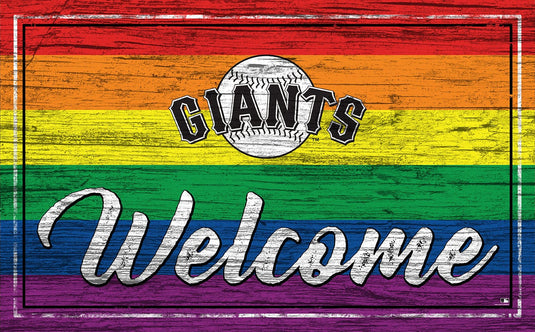 Fan Creations Home Decor San Francisco Giants  Welcome Pride 11x19