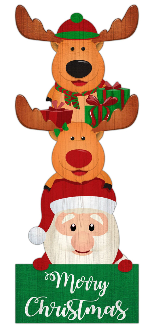 Fan Creations Holiday Decor Santa Stack Leaner