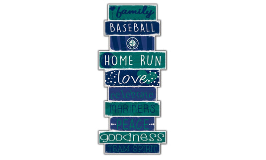 Fan Creations Wall Decor Seattle Mariners Celebration Stack 24" Sign