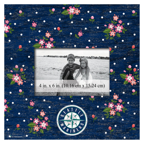 Fan Creations 10x10 Frame Seattle Mariners Floral 10x10 Frame