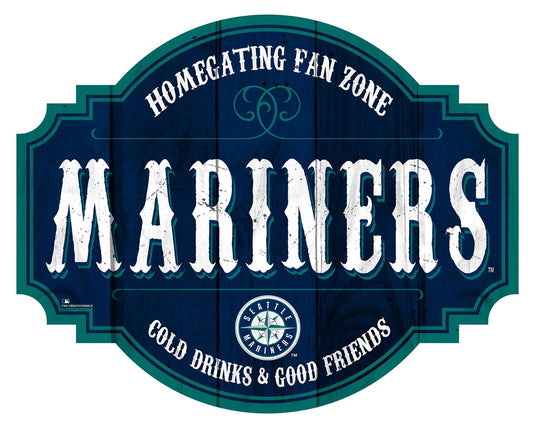 Fan Creations Home Decor Seattle Mariners Homegating Tavern 12in Sign