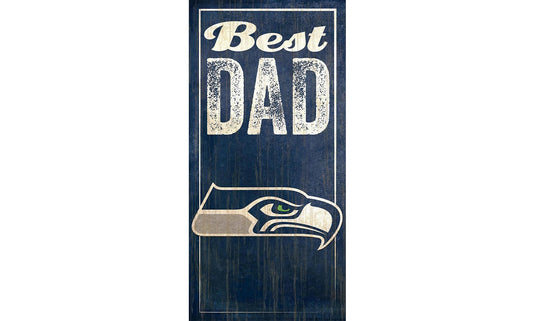 Fan Creations Wall Decor Seattle Seahawks Best Dad Sign