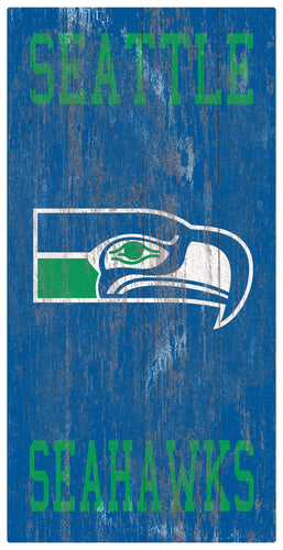 Fan Creations Home Decor Seattle Seahawks Heritage Logo W/ Team Name 6x12
