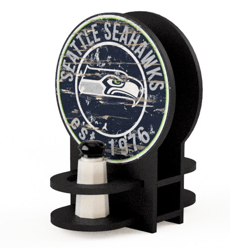 Fan Creations Decor Furniture Seattle Seahawks Team Circle Napkin Holder