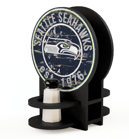 Seattle Seahawks Retractable Premium Badge Holder - Sports Fan Shop