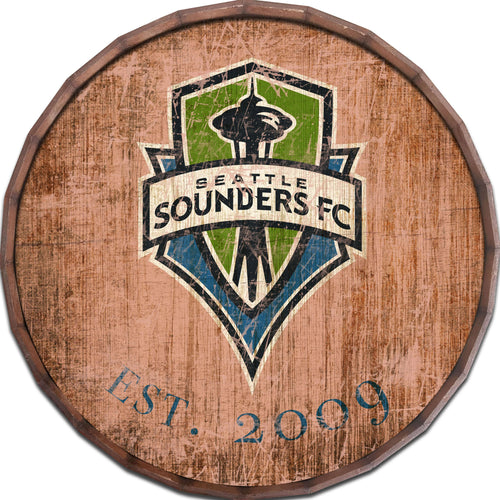 Fan Creations Home Decor Seattle Sounders FC  24in Established Date Barrel Top