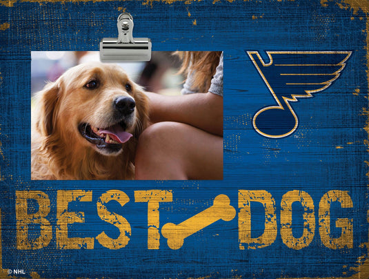 Fan Creations Desktop Stand St Louis Blues Best Dog Clip Frame