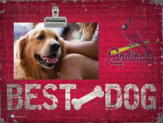 Fan Creations Desktop Stand St Louis Cardinals Best Dog Clip Frame