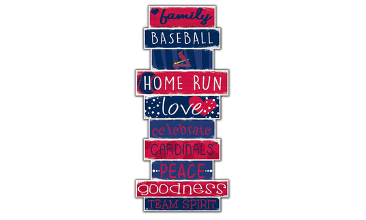 Fan Creations Wall Decor St Louis Cardinals Celebration Stack 24" Sign
