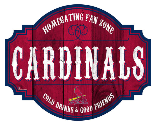Fan Creations Home Decor St. Louis Cardinals Homegating Tavern 24in Sign