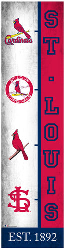 Fan Creations Home decor St. Louis Cardinals Team Logo Progression 6x24