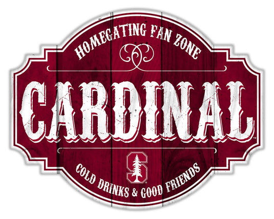 Fan Creations Home Decor Stanford Homegating Tavern 12in Sign