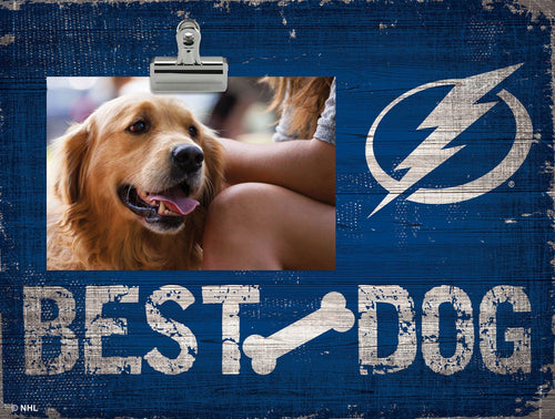 Fan Creations Desktop Stand Tampa Bay Lightning Best Dog Clip Frame