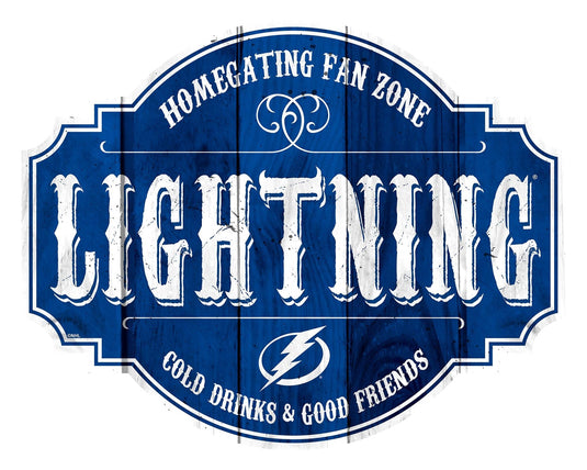 Fan Creations NHL Tampa Bay Lightning Unisex Tampa Bay Lightning Coordinate  Sign, Team Color, 6 x 12, (H1034-Lightning)