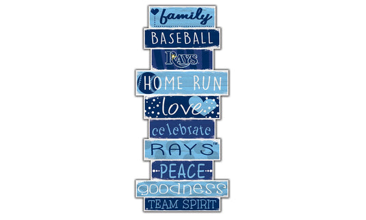 Fan Creations Wall Decor Tampa Bay Rays Celebration Stack 24" Sign
