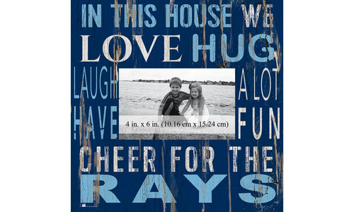 Fan Creations Home Decor Tampa Bay Rays  In This House 10x10 Frame