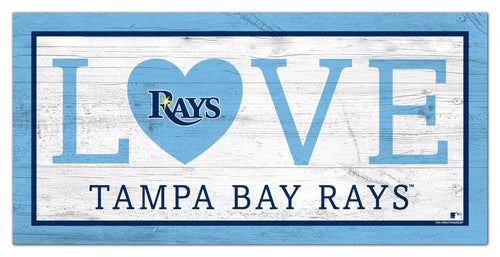 Fan Creations 6x12 Sign Tampa Bay Rays Love 6x12 Sign