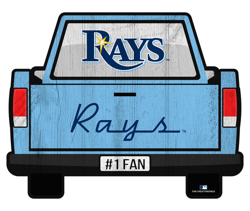 Fan Creations Home Decor Tampa Bay Rays Slogan Truck Back Vintage 12in