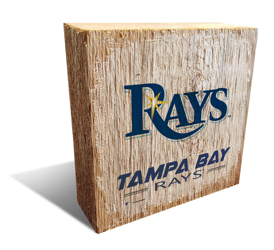 Fan Creations Desktop Stand Tampa Bay Rays Team Logo Block