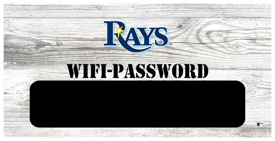Fan Creations 6x12 Horizontal Tampa Bay Rays Wifi Password 6x12 Sign
