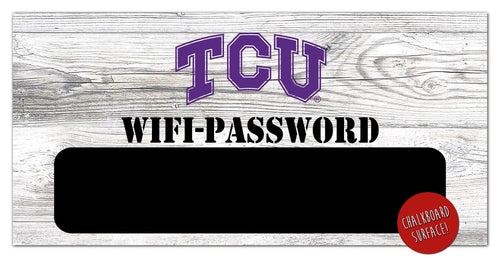 Fan Creations 6x12 Vertical TCU Wifi Password 6x12 Sign