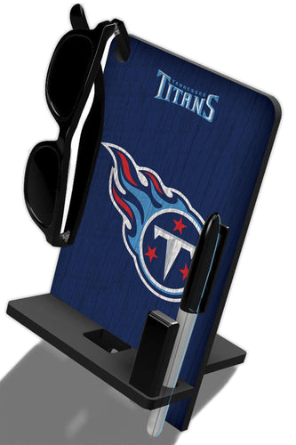 Fan Creations Wall Decor Tennessee Titans 4 In 1 Desktop Phone Stand