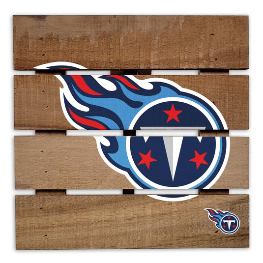 Fan Creations Gameday Food Tennessee Titans 8in Wooden Hotplate