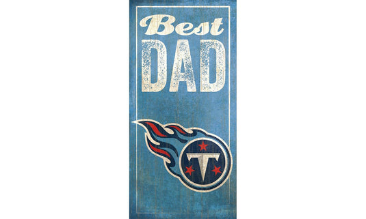 Fan Creations Wall Decor Tennessee Titans Best Dad Sign