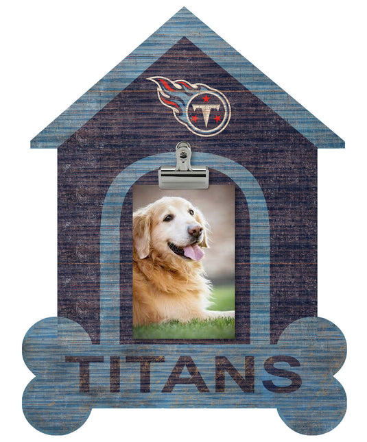 Fan Creations Clip Frame Tennessee Titans Dog Bone House Clip Frame