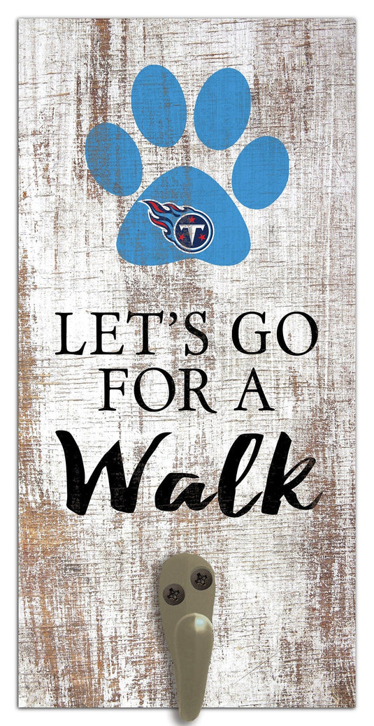 Fan Creations 6x12 Sign Tennessee Titans Leash Holder 6x12 Sign