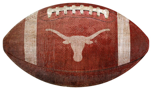 Fan Creations Wall Decor Texas 12in Football Shaped Sign