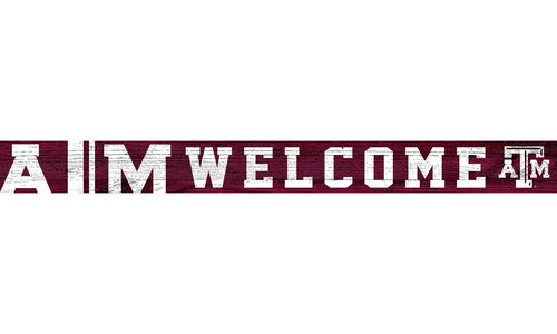 Fan Creations Wall Decor Texas A&M 16in Welcome Strip