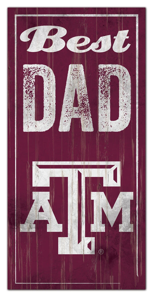 Fan Creations Wall Decor Texas A&M Best Dad Sign