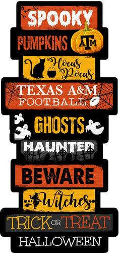 Fan Creations Home Decor Texas A&M Halloween Celebration Stack