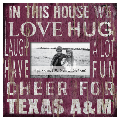 Fan Creations Home Decor Texas A&M  In This House 10x10 Frame