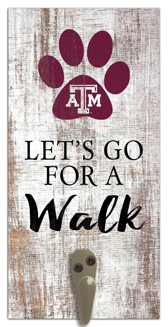 Fan Creations 6x12 Sign Texas A&M Leash Holder 6x12 Sign