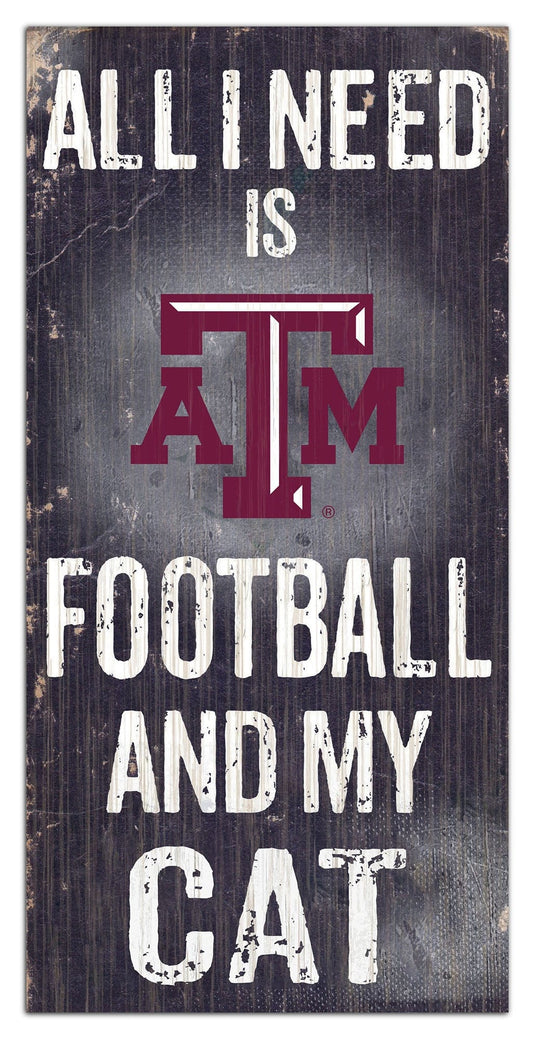 Fan Creations 6x12 Sign Texas A&M My Cat 6x12 Sign