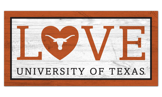 Fan Creations 6x12 Sign Texas Love 6x12 Sign