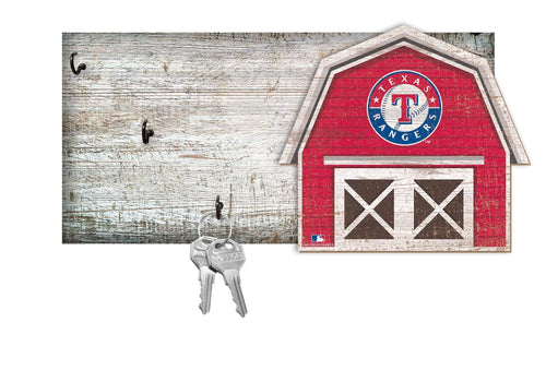 Fan Creations Wall Decor Texas Rangers Color Barn Keychain Holder