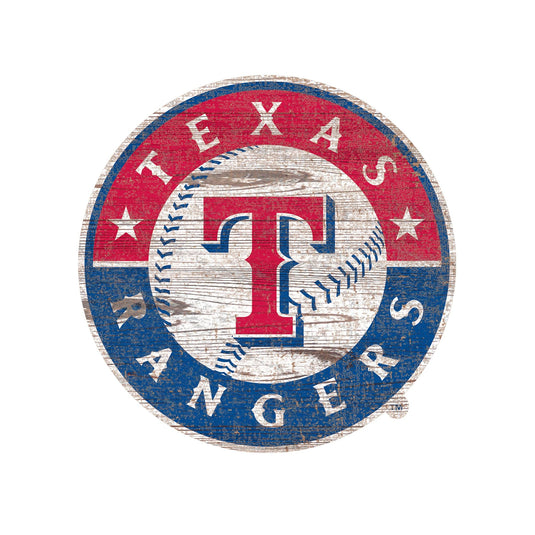 Officially Licensed MLB Team Color Sign - Texas Rangers