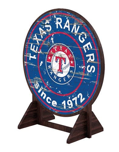 Fan Creations Desktop Stand Texas Rangers Color