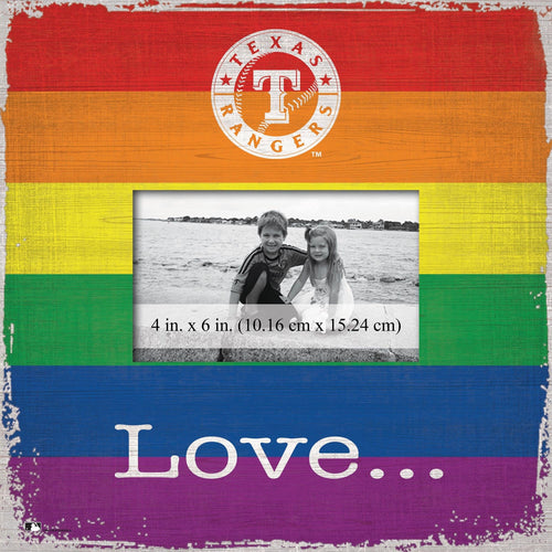 Fan Creations Home Decor Texas Rangers Love Pride 10x10 Frame