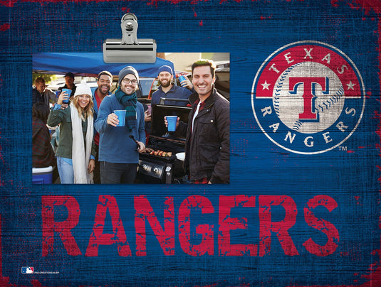 Fan Creations Desktop Stand Texas Rangers Team Clip Frame