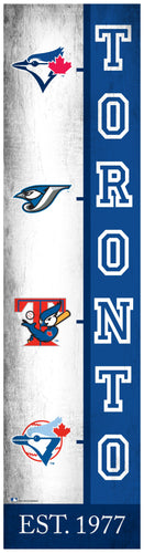 Fan Creations Home decor Toronto Blue Jays Logo Progression 6x24