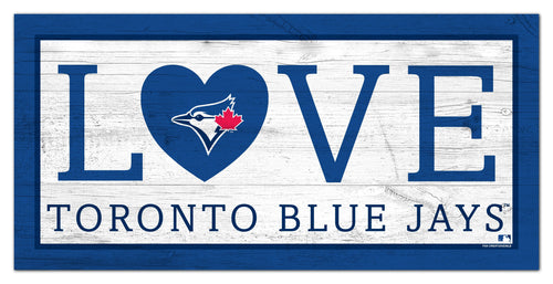 Fan Creations 6x12 Sign Toronto Blue Jays Love 6x12 Sign