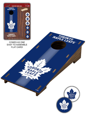 Fan Creations Desktop Stand Toronto Maple Leafs Desktop Cornhole
