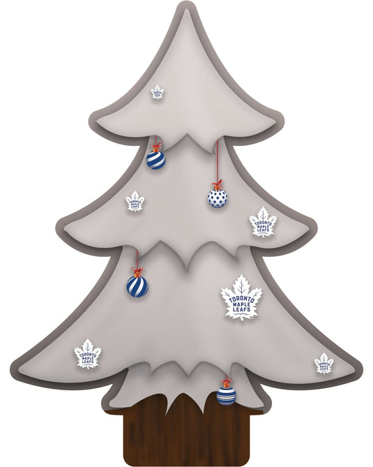 Fan Creations Desktop Tree Toronto Maple Leafs Team Color Desktop Tree 12in