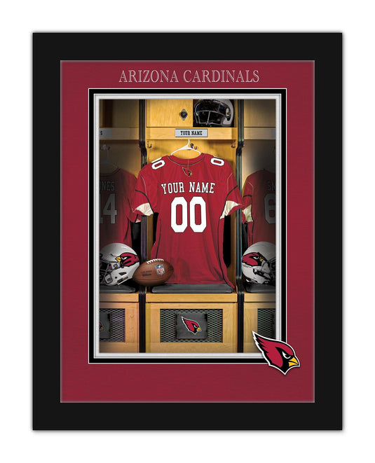 Ultimate NFL Locker Room Custom Jersey Framed Print – Fan Creations GA