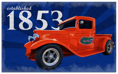 Fan Creations Home Decor University of Florida   Established Truck 11x19