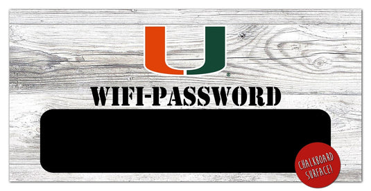 Fan Creations 6x12 Vertical University of Miami Wifi Password 6x12 Sign